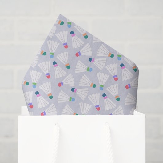 Badminton Tissuepapier, Shuttle Cock Verjaardagsca Tissuepapier (Cadeauzakje)