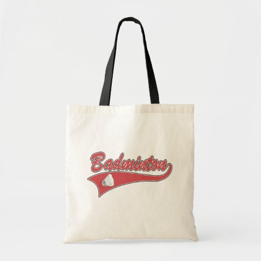 Badminton Tote Bag (Voorkant)