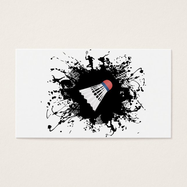Badminton Urban Style Visitekaartjes (Voorkant)