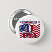 Badminton USA Ronde Button 5,7 Cm (Voorkant /achterkant)