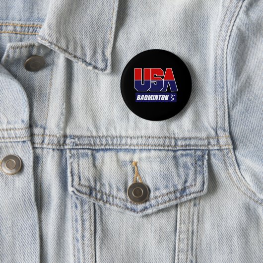 Badminton USA Ronde Button 5,7 Cm (In situ)