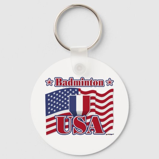 Badminton USA Sleutelhanger (Voorkant)