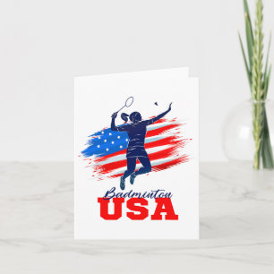 Badminton USA Support Team American Flag Sports LO Kaart