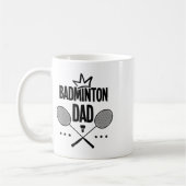 Badminton Vader Badminton Speler Shuttle Indoor Sp Koffiemok (Links)