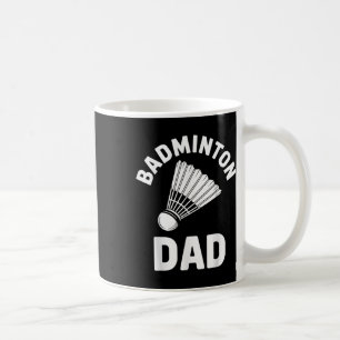 Badminton vader shuttle grappige badminton koffiemok