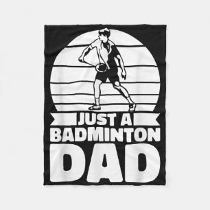 Badminton Vader Shuttle - Speler Is Gewoon Een Bad Fleece Deken