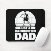 Badminton Vader Shuttle - Speler Is Gewoon Een Bad Muismat (Met muis)