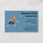 Badminton Visitekaartje (Voorkant)