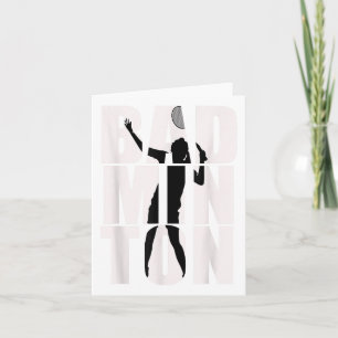 Badminton voor mannen, vrouwen, meisjes en jongens kaart