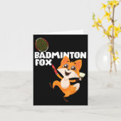 Badminton Vos Kaart (Gele Bloem)