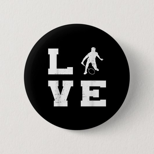 Badminton Vrouwen Mannen Badminton Player Shuttle Ronde Button 5,7 Cm (Voorkant)