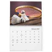 Badminton Wall Agenda Kalender (Feb 2027)