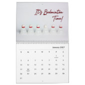 Badminton Wall Agenda Kalender (Jan 2027)