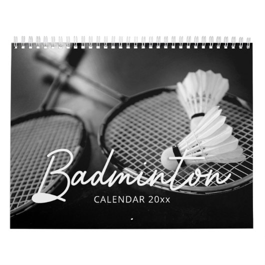 Badminton Wall Agenda Kalender (Hoes)