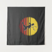 Badminton  wandkleed (Voorkant (horizontaal))