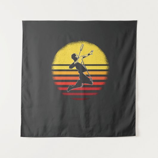 Badminton  wandkleed (Voorkant)