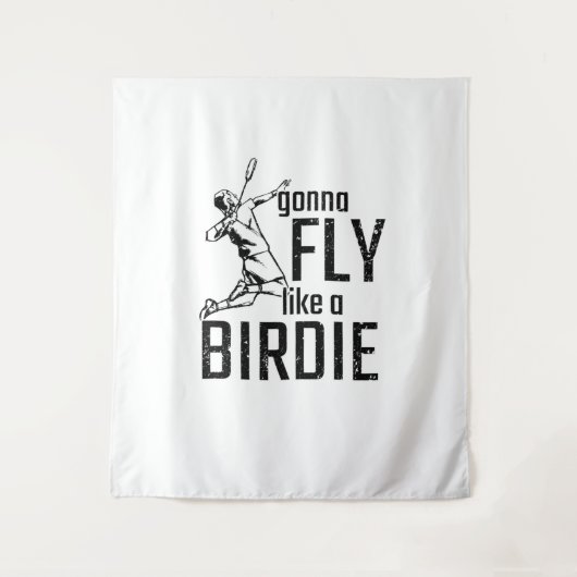 Badminton Wandkleed (Voorkant)