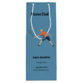 Badminton Wijn Cadeautas (Achterkant)