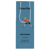 Badminton Wijn Cadeautas (Voorkant)