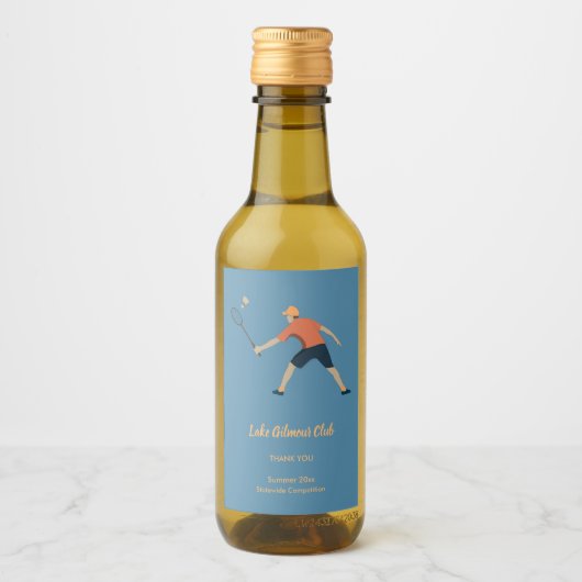Badminton Wijn Etiket (Voorkant)