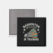 Badminton Wizard in training Shuttle Sport Ball SP Magneet (Voorkant / Achterkant)