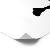 Badminton woman girl poster (Hoek)