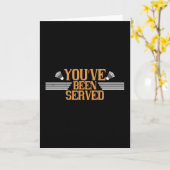 Badminton - You've been served Kaart (Gele Bloem)