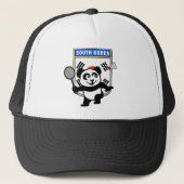 Badminton Zuid-Korea Panda Trucker Pet (Voorkant)