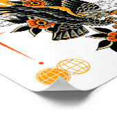 badmintonarend poster (Hoek)