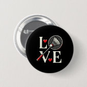 Badmintonliefhebber Hart Racket Shuttle  Ronde Button 5,7 Cm (Voorkant /achterkant)