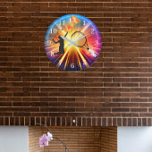 Badmintonliefhebber zijn wandklok