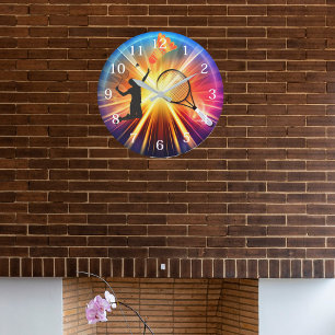 Badmintonliefhebber zijn wandklok