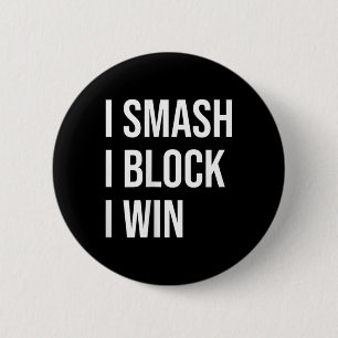Badmintonliefhebbers Meme Quote  Ronde Button 5,7 Cm