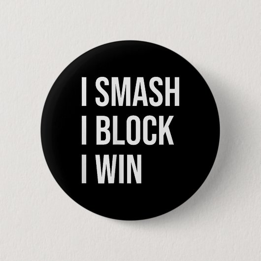 Badmintonliefhebbers Meme Quote Ronde Button 5,7 Cm (Voorkant)