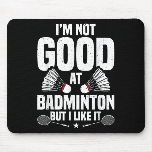 Badmintonliefhebbersteam Shuttle Coach Badmintonsp Muismat (Voorkant)
