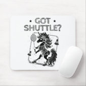 Badmintonmodus op shuttleracket muismat (Met muis)