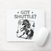 Badmintonmodus op shuttleracket muismat (Met muis)