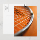 Badmintonracket Briefkaart (Voorkant / Achterkant)