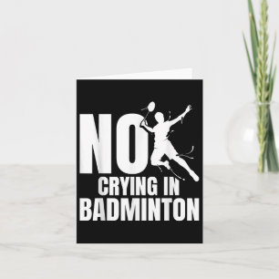 Badmintonracket Geen Huilende Shuttle Speler Badmi Kaart