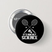 Badmintonracket Wetenschap Shuttle Speler Badminto Ronde Button 5,7 Cm (Voorkant /achterkant)