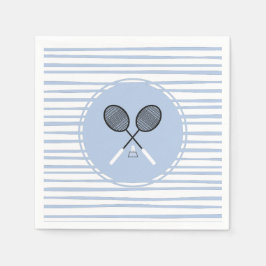 Badmintonrackets gekruist Birdie Shuttlecock Sport Servet