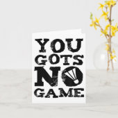 Badmintonspeler Attitude Cadeau Grafisch Kaart (Gele Bloem)