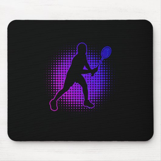 Badmintonspeler Badminton Dames Squash Shuttle  Muismat (Voorkant)