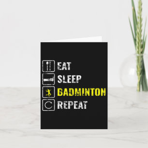 Badmintonspeler Badminton Racket Shuttle Birdie S Kaart