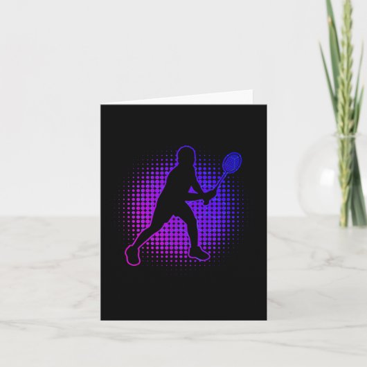 Badmintonspeler Badminton Vrouwen Squash Shuttle Kaart (Voorkant)