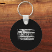 Badmintonspeler Cadeau Sleutelhanger (Voorkant)