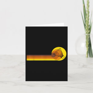 Badmintonspeler Game Shuttle 70s Jaar Vintage Slec Kaart