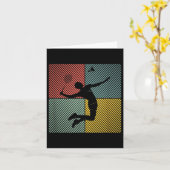 Badmintonspeler Game Shuttle Badminton  Kaart (Gele Bloem)