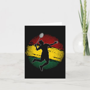 Badmintonspeler Ghanese vlag Ghana 1 Kaart