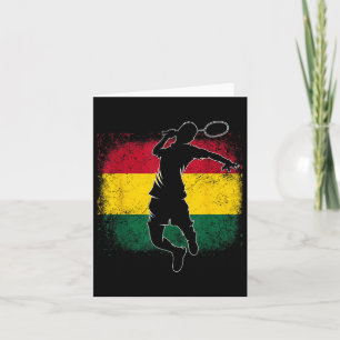 Badmintonspeler Ghanese vlag Ghana Kaart